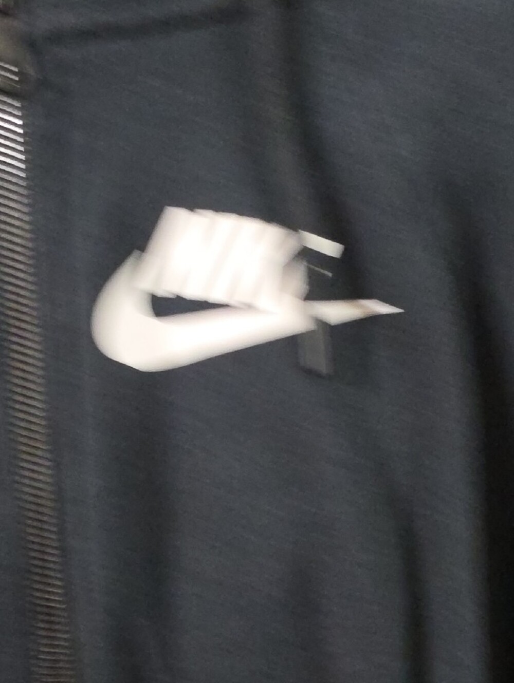 Nike Black Full-Zip Hoodie and Joggers Set with White Swoosh - Picture 7 of 8